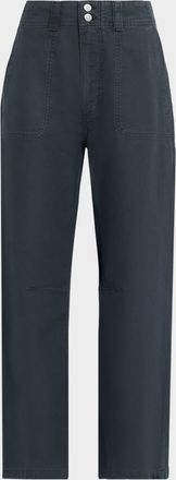 Paige Arellia Barrel-Leg Pants
