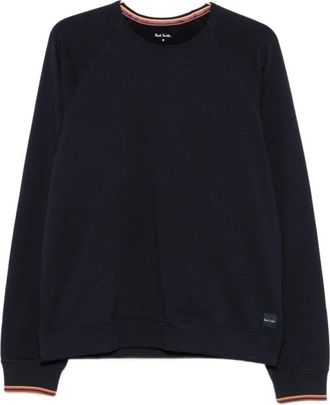 Paul Smith Hoodies & sweatvesten, Heren, Blauw, S, Katoen, Crew Neck Sweatshirt