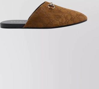 Gucci horsebit leather sandals metal hardware