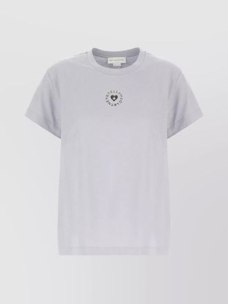 Stella McCartney cotton logo print short sleeve t-shirt