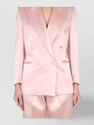 Gucci double breasted satin jacket