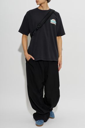 Rhude T-shirt With Print, Mens, Black