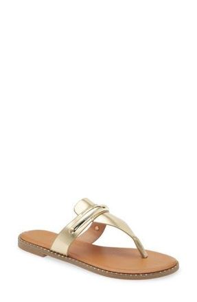 Eddie Marc Angel Slide Sandal in Gold at Nordstrom Rack, Size 11