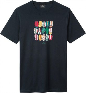 Paul Smith PS CASQUETTES REGULAR FIT T SHIRT Size: 3XL, colour: NAVY