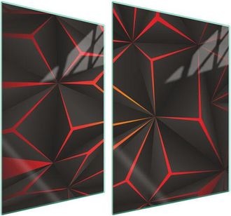 OEM Placa Protectora De Vidrio Para Estufa 70x52 Patr&oacute;n