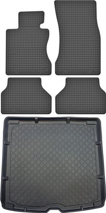 OEM Juego De Alfombrillas De Goma Para Coche Y Maletero Para Bmw Serie 5 E61 Touring Kombi (junio De 2004 A 2010)