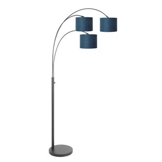 Steinhauer L&aacute;mpara De Pie - Sparkled Light - Negro - Metal - Steinhauer