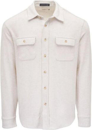 Faherty Legend chest-pockets overshirt - Neutrals