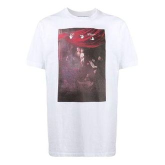 Off-white Men s SS21 Print Oversized White OMAA027S21JER0100101