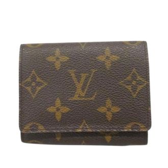Louis Vuitton Pre-owned Wallets, unisex, Brown, Size: ONE SIZE Pre-owned Canvas Business Card Case