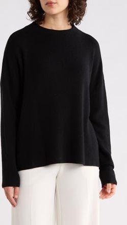 Eileen Fisher Funnel Neck Wool Sweater in Black at Nordstrom Rack, Size Xx-Small