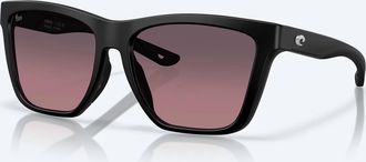 Costa Unisex Panga Ii Polarized Sunglasses In Matte Black Rose Gradient