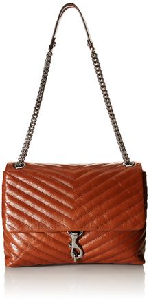 Rebecca Minkoff Edie Flap Shoulder, Dk Luggage