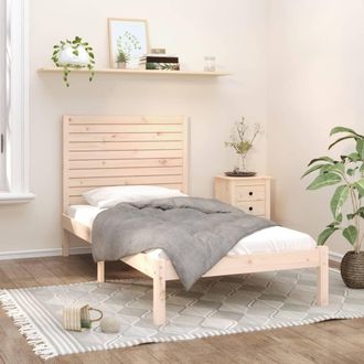 vidaXL Estructura De Cama Madera Maciza De Pino 90x200 Cm Vidaxl