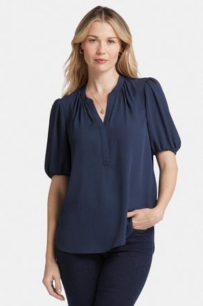 NYDJ Korte Puff Mouwen Top