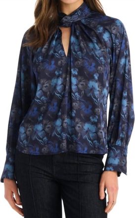 Allison New York Samantha Blouse In Midnight Floral