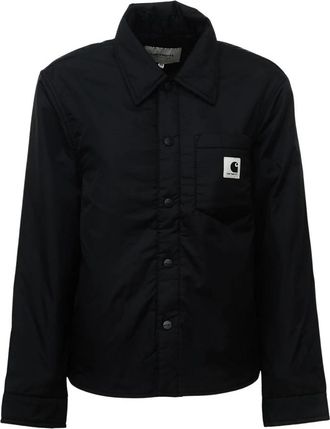 Carhartt Work in Progress Lichtgewicht Ripstop Gewatteerd Jack - Dames - Zomerjassen - Zwart - XS - Leer - Jassen