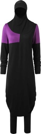 Generic 2PCS Tracksuit for Women Muslim Sportswear Muslim Teen Girls Striped Long Sleeve Sweatshirt Pants Islamic Loungewear