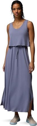 Columbia PFG Freezertm Maxi Dress Womens Dress New Moon : SM, Elastane/Polyester