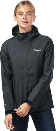 Berghaus Womens Elara Waterproof Jacket in Black Polyamide - Size 12 UK
