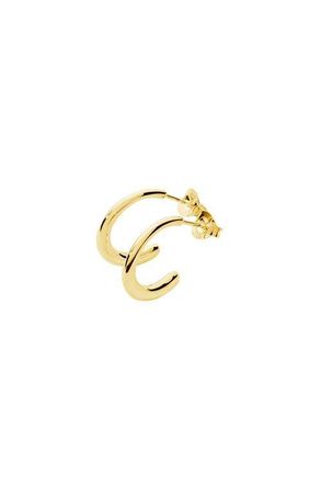 Lucy Quartermaine Mini Drop Hoops in Gold Vermeil at Nordstrom