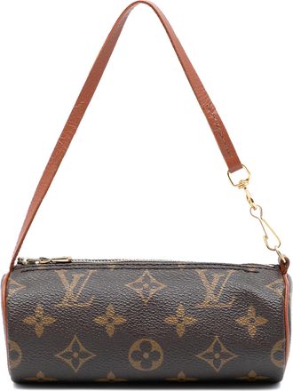 Louis Vuitton Pre-owned Womens Monogram Papillon Pochette - Brown Textile - One Size