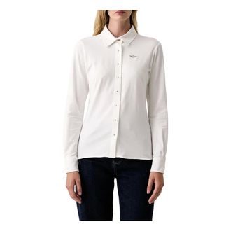 Aeronautica Camicia Classica - - Blouses & Shirts - Donna - Bianco - M