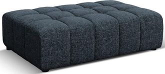 BLOOMINGLOFT Grosser Design Sitzpouf Chicago 102 x 80 cm, Chenille-Bezug