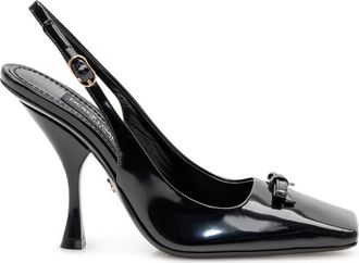 Dolce & Gabbana Black Leather Slingback Pumps