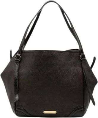 Burberry Pre-owned Handbags, female, Brown, Size: ONE SIZE Pre-owned Canterbury Tote