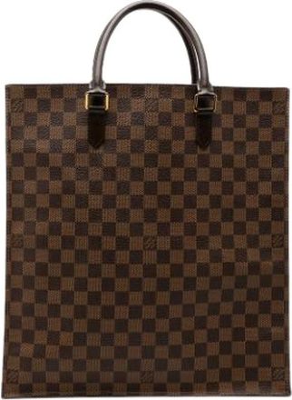 Louis Vuitton Pre-owned Tote Bags, female, Brown, Size: ONE SIZE Pre-owned The Sac Plat