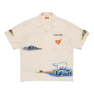 Human Made Printed Shirt White HM31SH012-WHT
