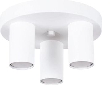 Wonderlamp Plaf&oacute;n Vaza Blanco, 3 Luces