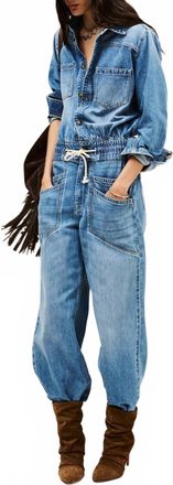 BA&SH Mirella Jumpsuit In Blue Jeans