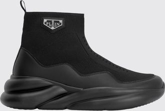 Philipp Plein Sneakers alte slip-on in maglia stretch con caviglia a calzino