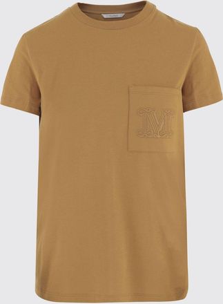 Max Mara T-shirt in cotone con monogramma Max Mara