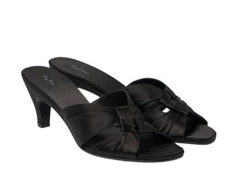 The Row Black Silk Mules Size 41