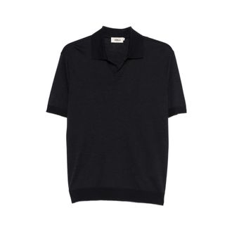 Altea Polo Shirts, male, Blue, Size: L V-neck Sweater