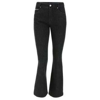 Freddy Jeans FREDDY BLACK flare cropped in denim elasticizzato