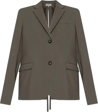 Loewe Blazer in lana - Verde