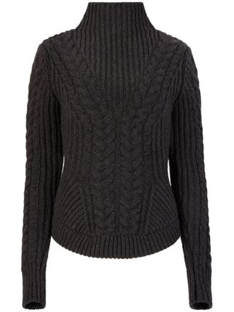 Nina Ricci Maglione intrecciato - Grigio
