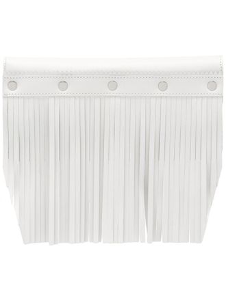 Comme Des Garçons fringed wallet - White
