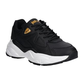 Just Cavalli Schoenen, Dames, Zwart, 40 EU, Leer, Schoenen > Sneakers