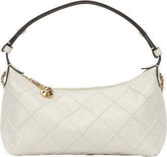 Tory Burch Bolso de hombro acolchado de piel con detalle de cadena - Bags - Mujer - Blanco - ONE SIZE