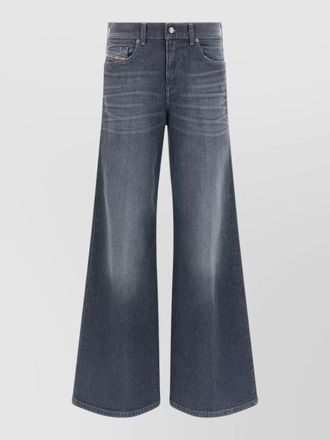 Diesel denim wide-leg trousers