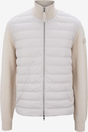 Moncler Woll- und Kaschmir-Cardigan mit Daunenjackenteilen