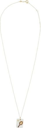 Al&iacute;ta Golden Cameo Perla Tennis Necklace