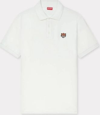 Kenzo Happy Tiger Embroidered Slim Cotton Polo Shirt, Size XX-Large