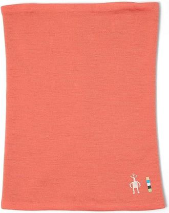 Smartwool Thermal Merino Reversible Neck Gaiter Scarves Coral Reef-Mink, Merino/Wool