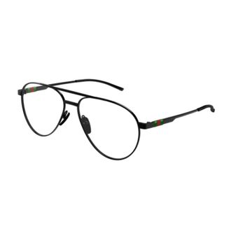Gucci Gg 1679O Aviator Frame - unisex - Brillen - Zwart - 56 MM - Accessoires